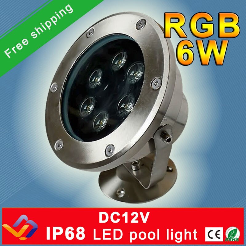   10 / RGB LED Ǯ  IP68 DC12V 6W ..